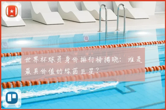 世界杯球员身价排行榜揭晓：谁是最具价值的绿茵巨星？